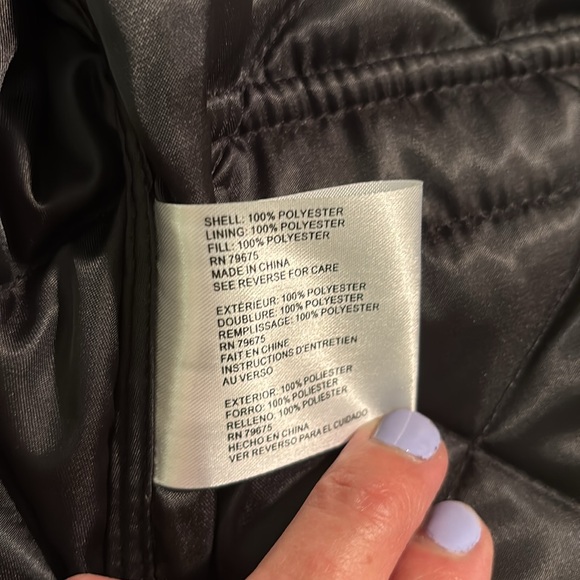 NWT Michael Kors Diamond Quilted Front Snap Barn Jacket - Picture 11 of 14